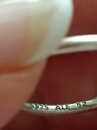 Anillo Pandora Encaje Brillante Plata