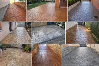 Hormigón impreso