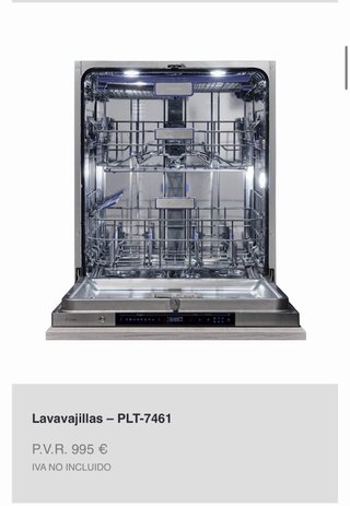 Lavavajillas Pando PLT-7461 Nuevo