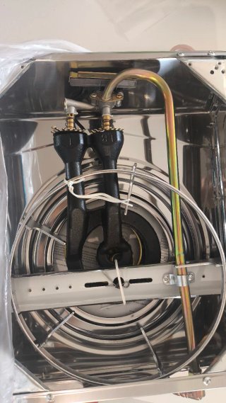 Fornello a Gas Muvip Serie Strong 1 Fuoco Inox
