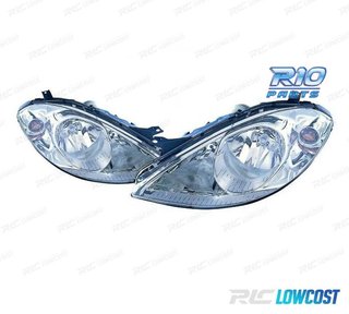 FAROS MERCEDES CLASE A W169 04-08 FONDO CROMO