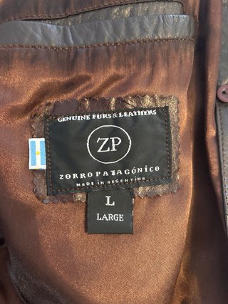 Chaqueta de piel marrón perfecto estado.