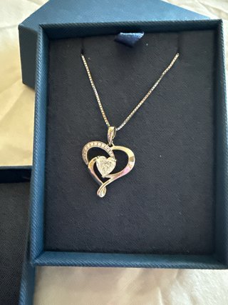Colgante Corazón Plata 925 con Circonita. J.Rosée