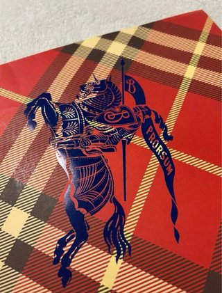 Borsa regalo Burberry Check rossa