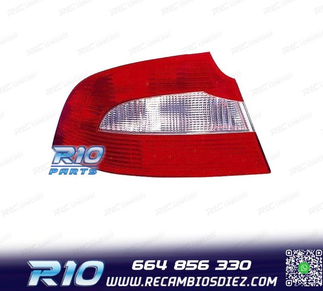 PILOTO IZQ PARA SKODA SUPERB 08-13 BLANCO ROJO