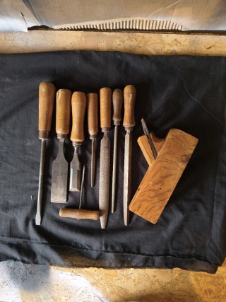 Lote Herramientas Carpintería Antiguas Madera