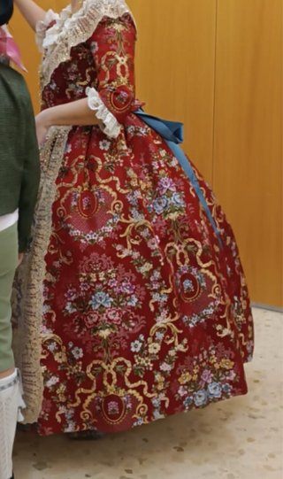 Traje de Fallera Adulta Multicolor