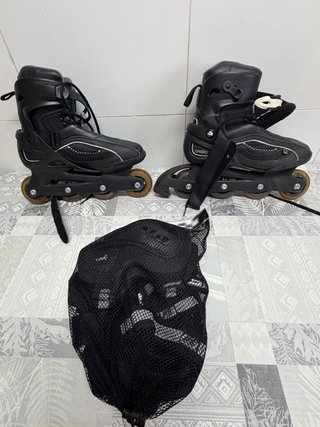Patines en línea y protecciones