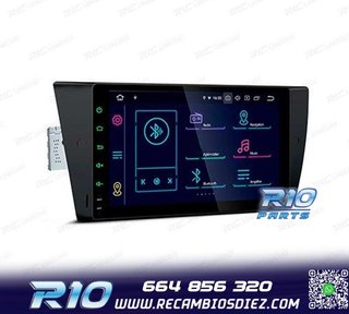 RADIO GPS ANDROID 14 BMW E90 E91 E92 E93 PANTALLA 9" TACTIL