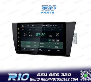RADIO GPS ANDROID 14 BMW E90 E91 E92 E93 PANTALLA 9" TACTIL
