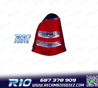 PILOTO DCH PARA MERCEDES CLASE A W168 01-04 BLANCO ROJO
