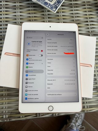 iPad Mini 5 64GB Wifi + Celular Dorado