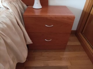 Mesa de centro madera y cristal