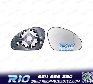 CRISTAL ESPEJO BASE DERECHO SEAT ALTEA 04-09 CONVEXO TERMICO