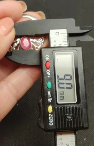 Pendientes Plata Ley 925 y rubíes