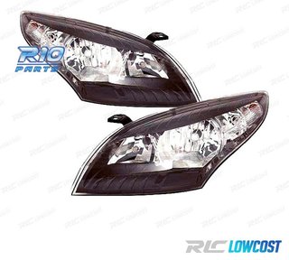 FAROS PARA RENAULT MEGANE III 08-11 FONDO NEGRO