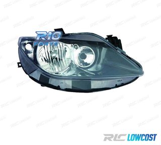 FARO DCH PARA SEAT IBIZA VI 09-12 FONDO NEGRO