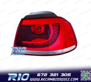 PILOTO DCH EXTERIORES VOLKSWAGEN VW GOLF VI GOLF GTI GTD R 0