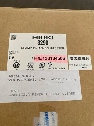 Tester HIOKI 3290 Clamp ON AC/DC