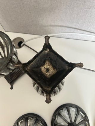 Adornos Becara de Metal y Cristal
