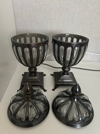 Adornos Becara de Metal y Cristal