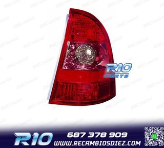 PILOTO DCH TOYOTA COROLLA STATION WAGON 04-07 ROSA+ROJO