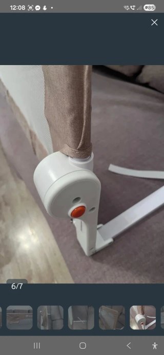 Barrera de seguridad para cama