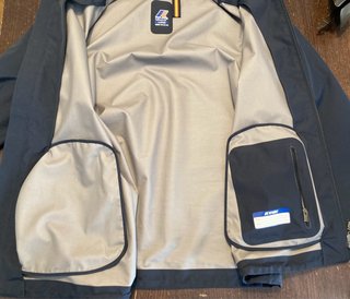 Giacca K-Way Horace Bonded Cotton Blu L