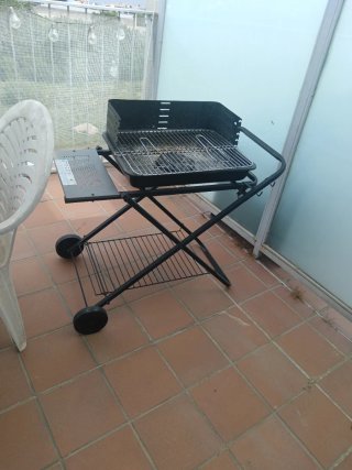 Barbacoa portátil plegable