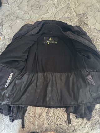 Chaqueta Moto 4C Talla L Negra