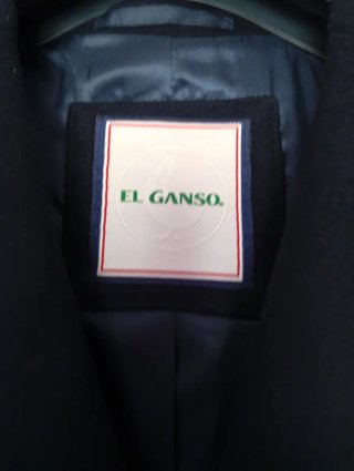Abrigo paño El Ganso Azul. Sin usar.