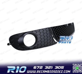 REJILLAS PARAGOLPES VOLKSWAGEN VW GOLF 6 08-12 NEGRO