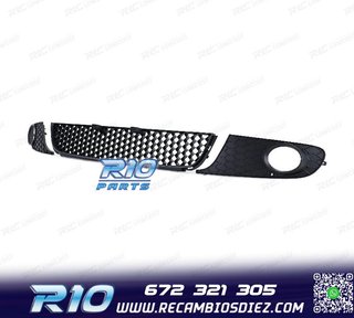 REJILLAS PARAGOLPES VOLKSWAGEN VW GOLF 6 08-12 NEGRO