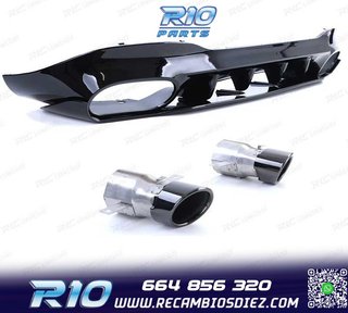 DIFUSOR MERCEDES CLA C118 19- AMG NEGRO BRILLO + COLAS ESCAP