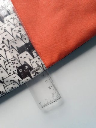 Mochila de cuerdas con estampado de gatos