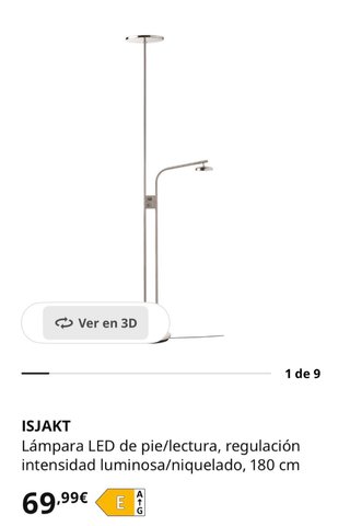 Lámpara de pie Ikea
