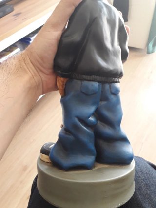 Figura Spoon Skate monopatin Pintada a Mano
