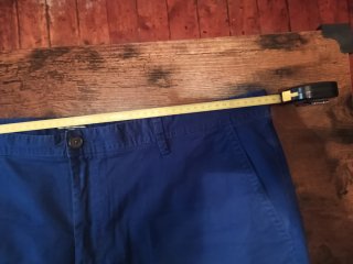 Pantalón corto chino Dustin azul talla 54
