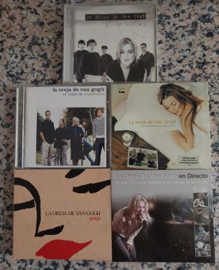 Colección 5 CDs La Oreja de Van Gogh