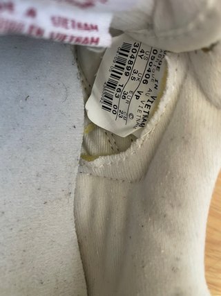 Zapatillas Nike niño blancas y rojas