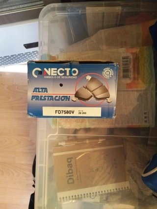 Pastillas de freno NECTO  para furgoneta mercedes