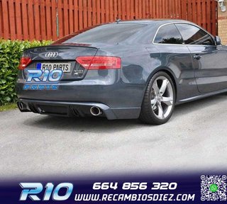 DIFUSOR AUDI A5 COUPE CABRIO 07-11 LOOK RS5