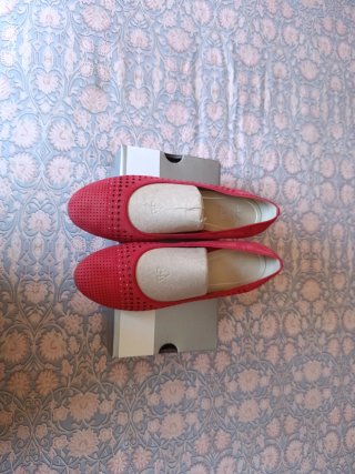 Zapatos planos Ara mujer rosa/rojo