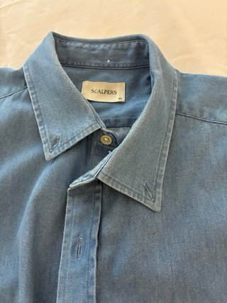 Camisa Scalpers Talla 42 Azul como nueva