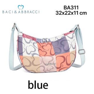 Borsa Baci & Abbracci donna fantasia mele