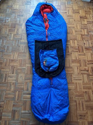 Saco de dormir Makalu I -5 °C de plumón, talla XL