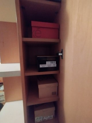 Armario grande madera marrón y beige