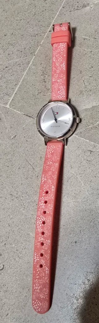 Reloj Tommy Hilfiger niña rosa y plateado