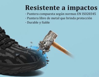 SPIEZ Zapatos Seguridad Antiestáticos Mujer