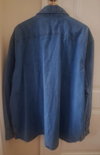 Camisa Vaquero Caballero Wrangler - Talla Grande